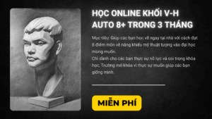 Luyện thi vẽ mỹ thuật auto 8+ trong 3 tháng.